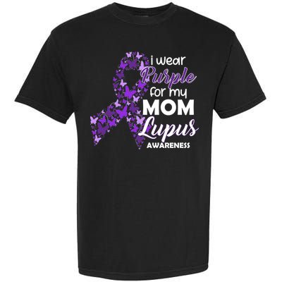 I Wear Purple For My Mom Lupus Awareness Garment-Dyed Heavyweight T-Shirt