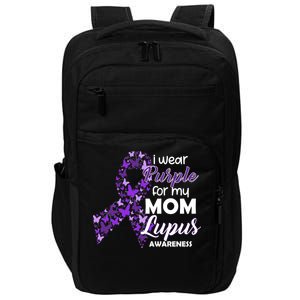 I Wear Purple For My Mom Lupus Awareness Impact Tech Backpack