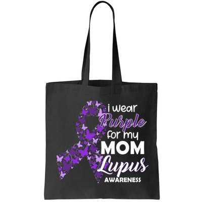 I Wear Purple For My Mom Lupus Awareness Bag