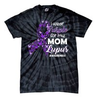 I Wear Purple For My Mom Lupus Awareness Tie-Dye T-Shirt