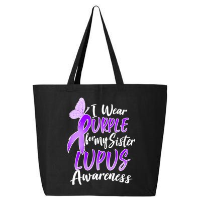 I Wear Purple For MY Sister Lupus Awareness 25L Jumbo Tote