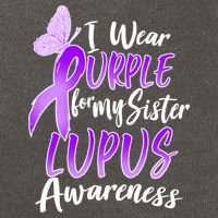 I Wear Purple For MY Sister Lupus Awareness Cotton Canvas Backpack