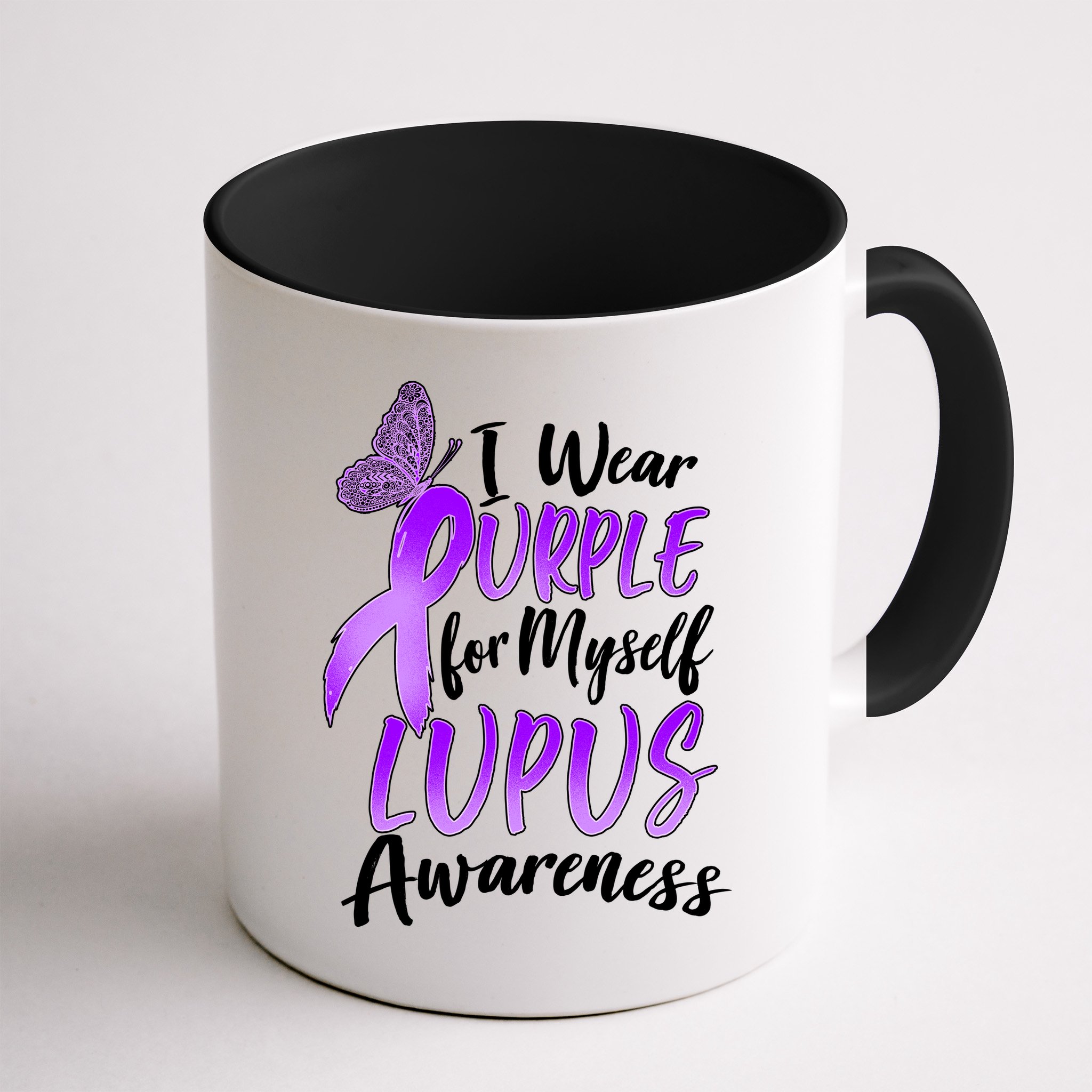 I Wear Purple For Myself Lupus Awareness  Mug