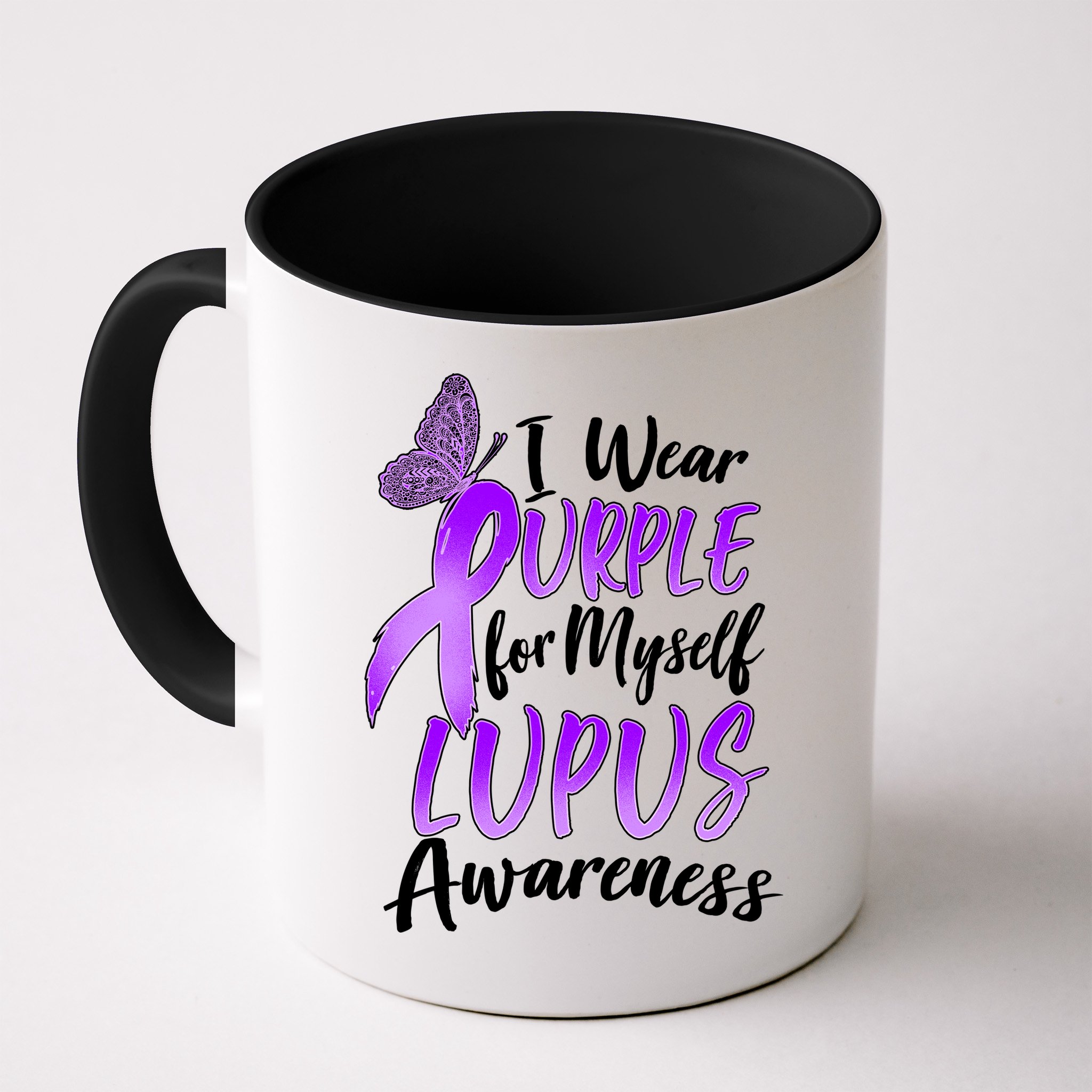 I Wear Purple For Myself Lupus Awareness  Mug