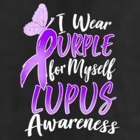 I Wear Purple For Myself Lupus Awareness  11oz C Handle Ceramic Mug