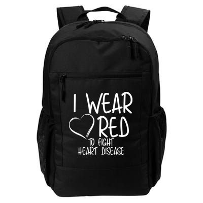 I Wear Red To Fight Heart Disease Backpack