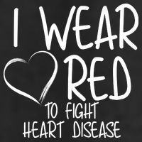 I Wear Red To Fight Heart Disease Adult Drive Performance Visor