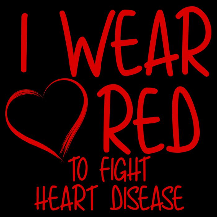 I Wear Red To Fight Heart Disease Mug