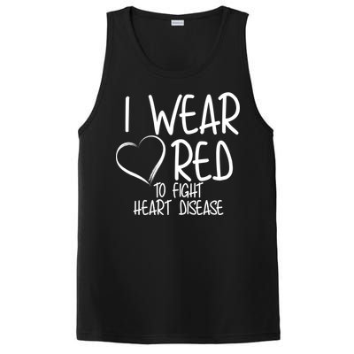 I Wear Red To Fight Heart Disease PosiCharge Competitor Tank