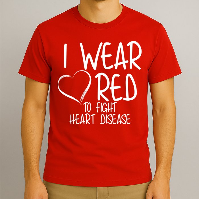 I Wear Red To Fight Heart Disease T-Shirt