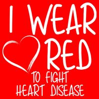 I Wear Red To Fight Heart Disease T-Shirt
