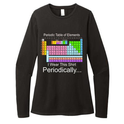 I Wear this Shirt Periodically Periodic Table of Elements Womens CVC Long Sleeve Shirt