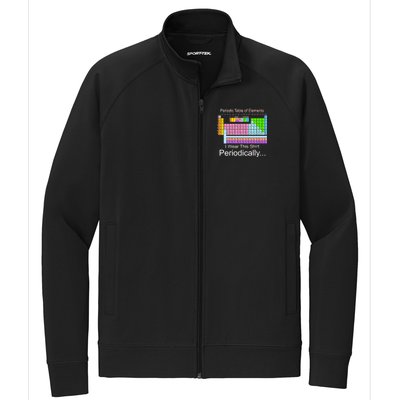 I Wear this Shirt Periodically Periodic Table of Elements Stretch Full-Zip Cadet Jacket