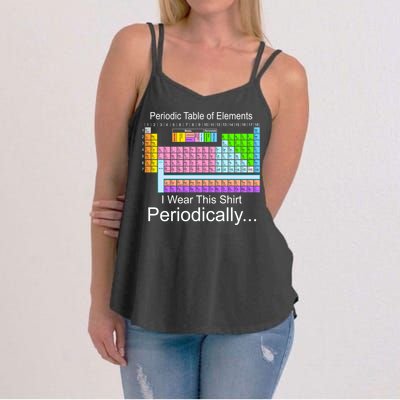 I Wear this Shirt Periodically Periodic Table of Elements Women's Strappy Tank