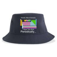 I Wear this Shirt Periodically Periodic Table of Elements Sustainable Bucket Hat
