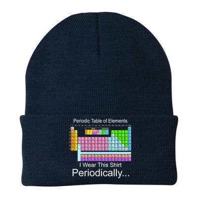 I Wear this Shirt Periodically Periodic Table of Elements Knit Cap Winter Beanie