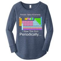 I Wear this Shirt Periodically Periodic Table of Elements Women's Perfect Tri Tunic Long Sleeve Shirt