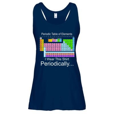 I Wear this Shirt Periodically Periodic Table of Elements Ladies Essential Flowy Tank