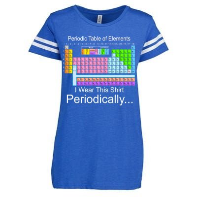 I Wear this Shirt Periodically Periodic Table of Elements Enza Ladies Jersey Football T-Shirt