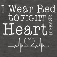 I Wear To Fight Heart Disease Vector Backpack