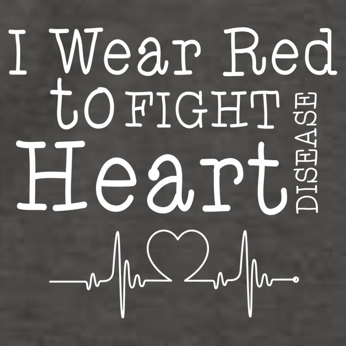I Wear To Fight Heart Disease Vector Backpack