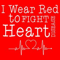 I Wear To Fight Heart Disease Apron