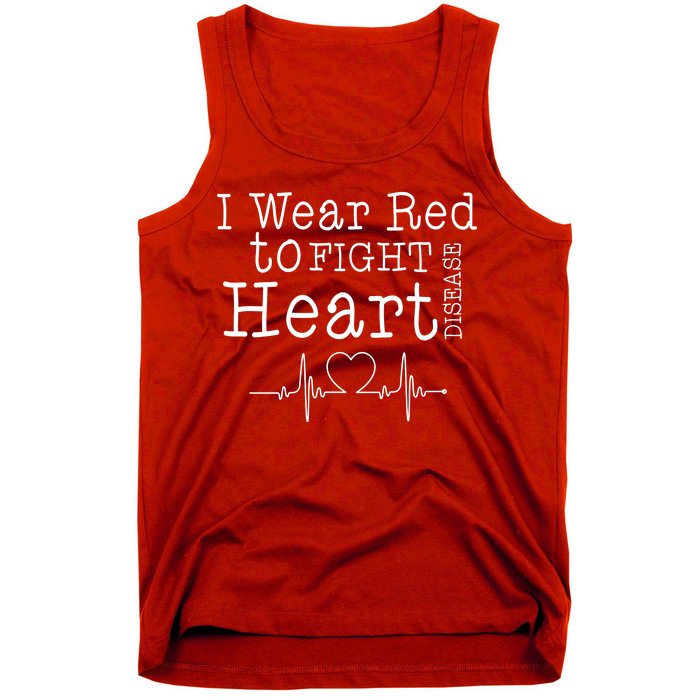 I Wear To Fight Heart Disease Tank Top