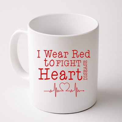 I Wear To Fight Heart Disease Coffee Mug