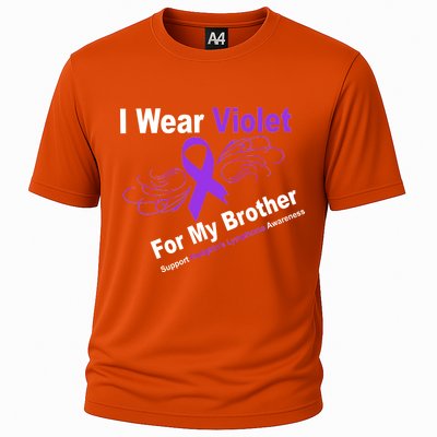 I Wear Violet For My Brother Cooling Performance Crew T-Shirt