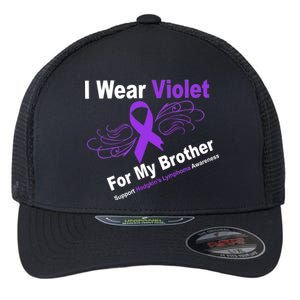 I Wear Violet For My Brother Flexfit Unipanel Trucker Cap