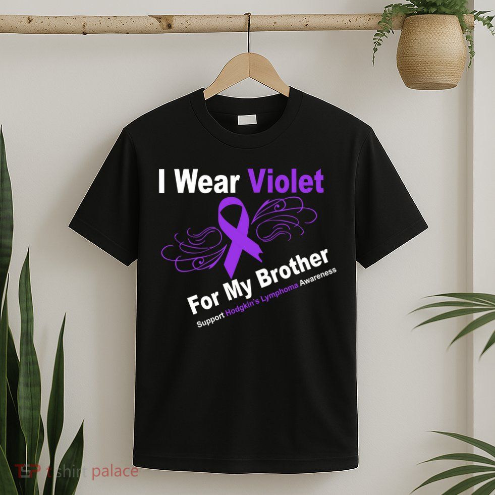I Wear Violet For My Brother T-Shirt