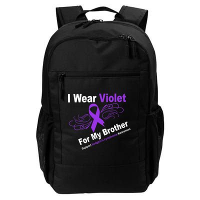 I Wear Violet For My Brother Backpack