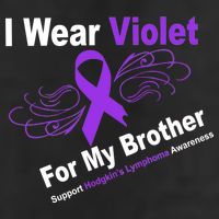 I Wear Violet For My Brother Adult Drive Performance Visor