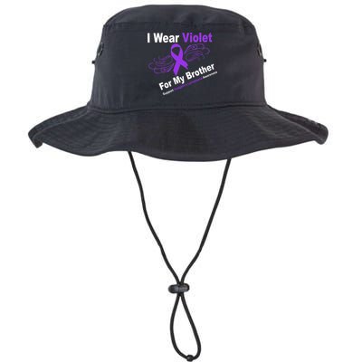 I Wear Violet For My Brother Bucket Hat
