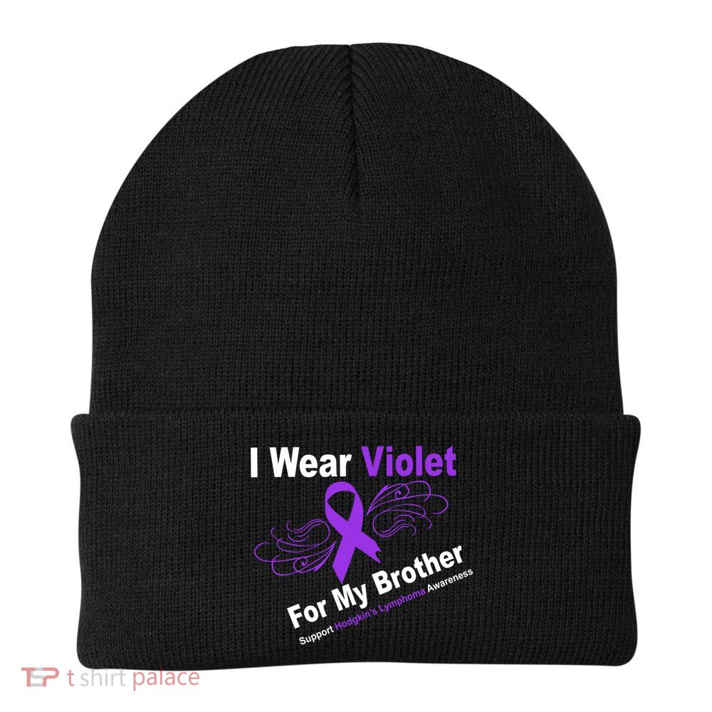 I Wear Violet For My Brother Beanie