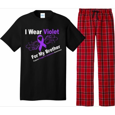 I Wear Violet For My Brother Pajama Set