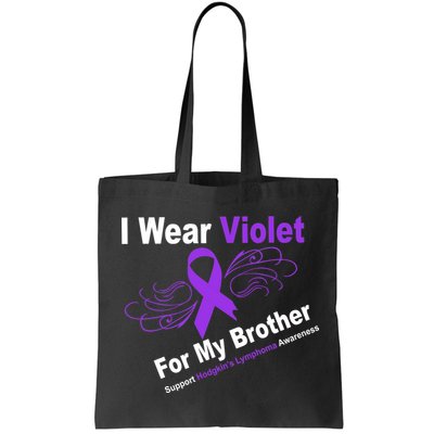 I Wear Violet For My Brother Bag