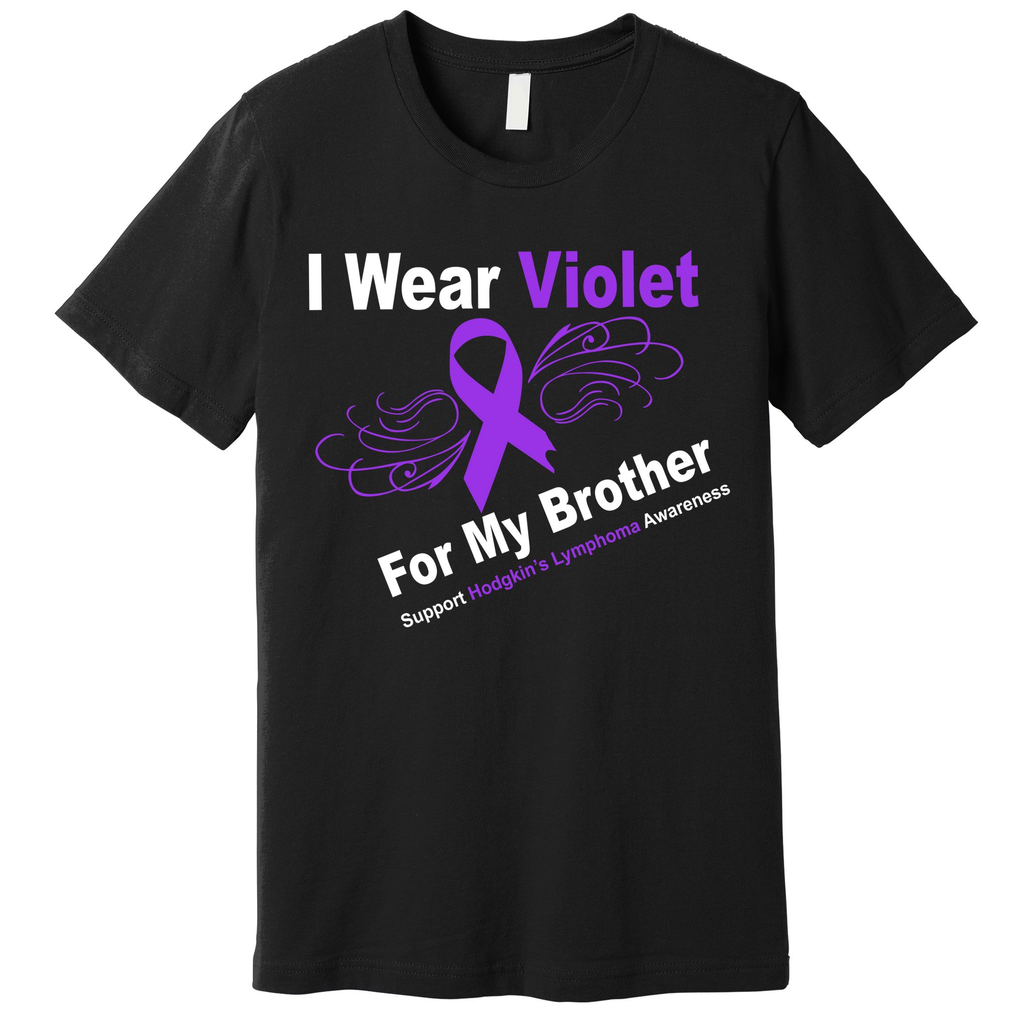 I Wear Violet For My Brother Premium T-Shirt