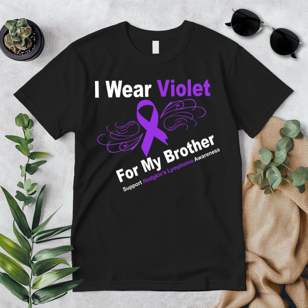I Wear Violet For My Brother Premium T-Shirt