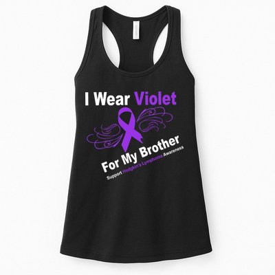 I Wear Violet For My Brother Womens Tank Top