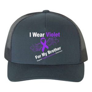 I Wear Violet For My Brother Yupoong Adult 5-Panel Trucker Hat