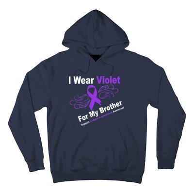 I Wear Violet For My Brother Hoodie