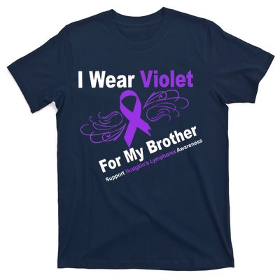 I Wear Violet For My Brother T-Shirt