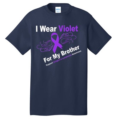 I Wear Violet For My Brother Tall T-Shirt