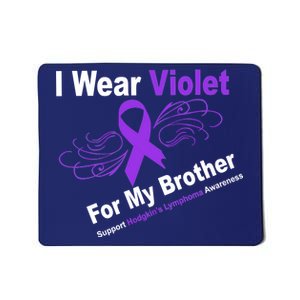 I Wear Violet For My Brother Mousepad