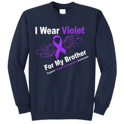 I Wear Violet For My Brother Tall Sweatshirt