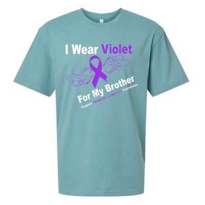 I Wear Violet For My Brother Sueded Cloud Jersey T-Shirt