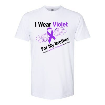 I Wear Violet For My Brother Softstyle® CVC T-Shirt