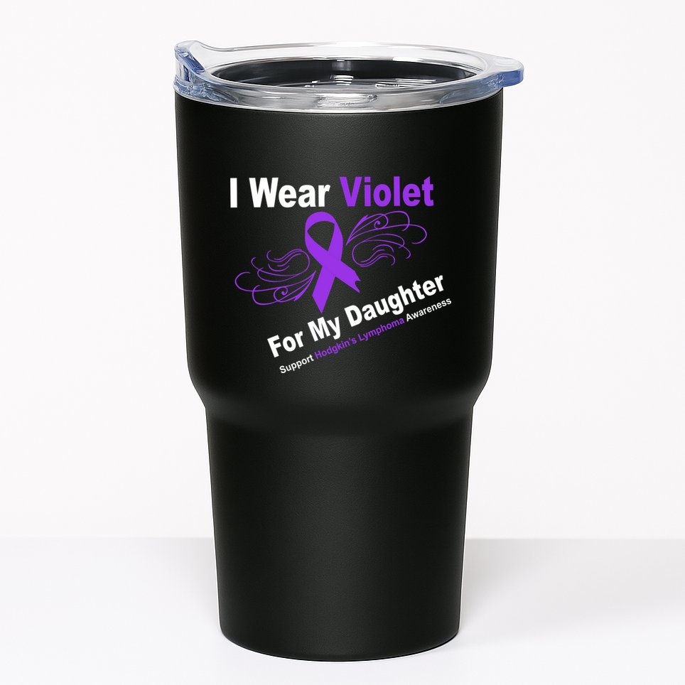 I Wear Violet For My Daughter Tumbler