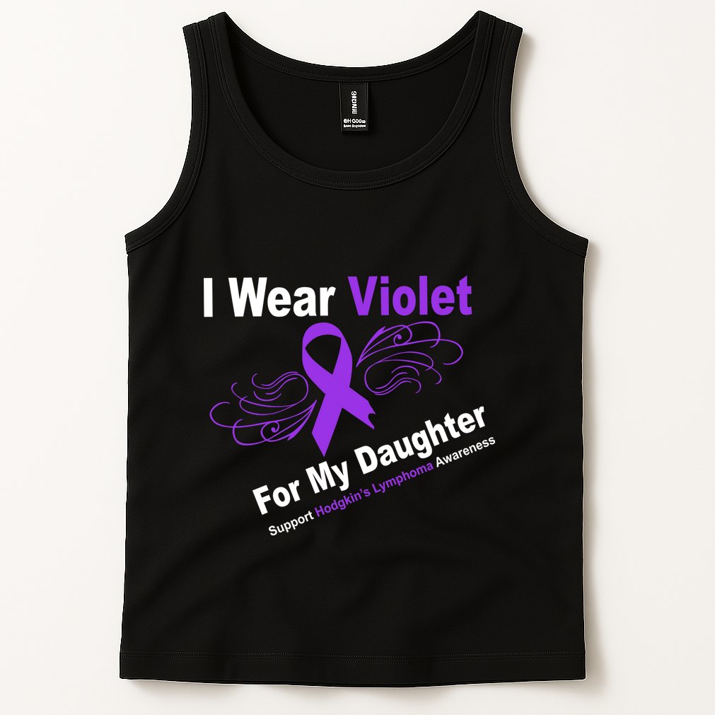 I Wear Violet For My Daughter Tank Top